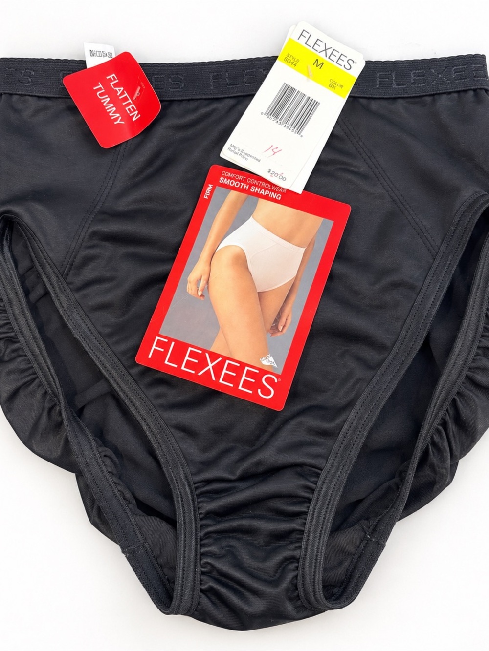 Flexees Maidenform Firm Control Smooth Shaper Black NWT Size M